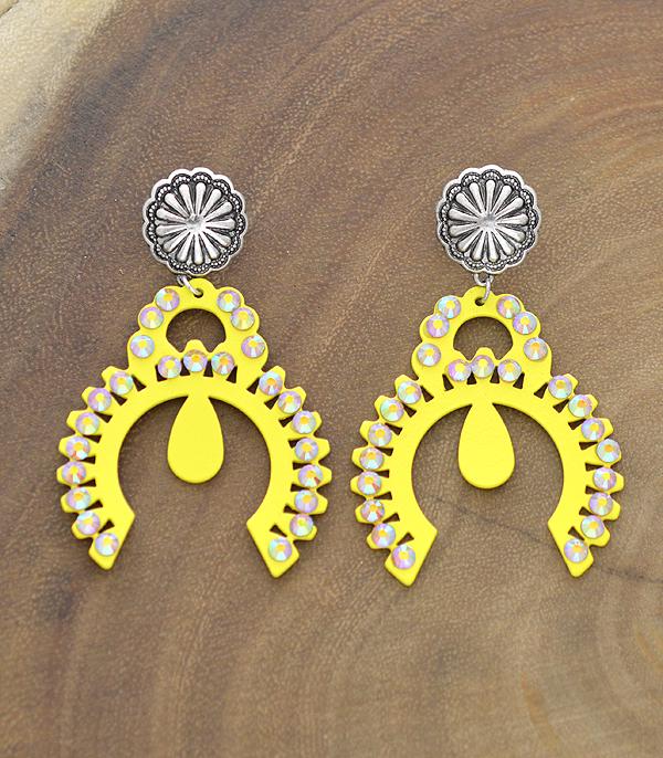 <font color=black>SALE ITEMS</font> :: JEWELRY :: Earrings :: Wholesale Concho Post Squash Blossom Earrings