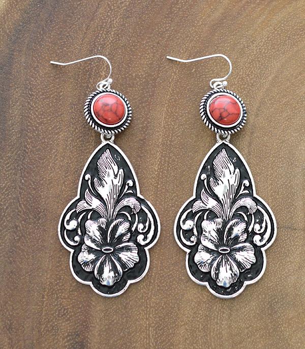 EARRINGS :: WESTERN HOOK EARRINGS :: Wholesale Western Pattern Casting Earrings