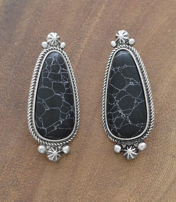 <font color=black>SALE ITEMS</font> :: JEWELRY :: Earrings :: Wholesale Western Turquoise Semi Stone Earrings