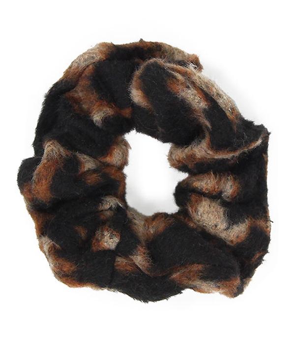 HATS I HAIR ACC :: HAT ACC I HAIR ACC :: Wholesale Leopard Print Hair Scrunchie