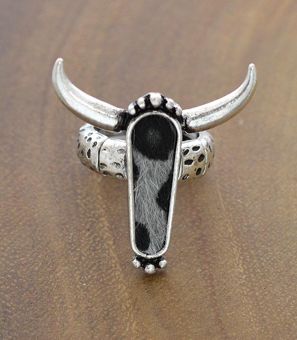 WHAT'S NEW :: Wholesale Animal Faux Hide Longhorn Ring