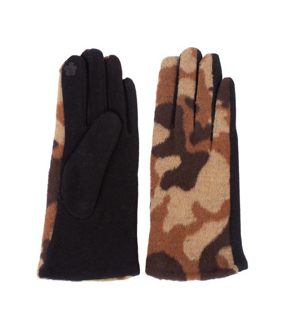 GLOVES I SOCKS :: Wholesale Camo Smart Touch Winter Gloves