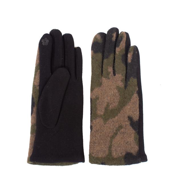 New Arrival :: Wholesale Camo Smart Touch Winter Gloves