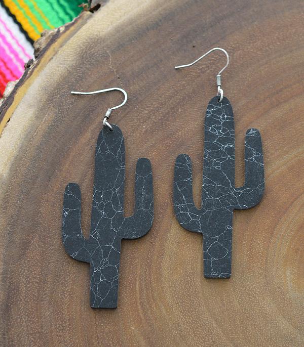 <font color=black>SALE ITEMS</font> :: JEWELRY :: Earrings :: Wholesale Cactus Semi Stone Earrings