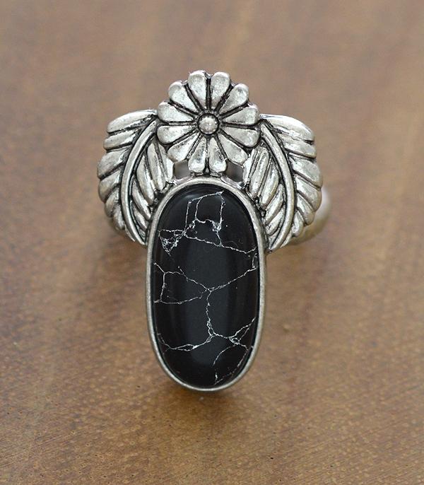 RINGS :: Wholesale Western Semi Stone Stretch Ring