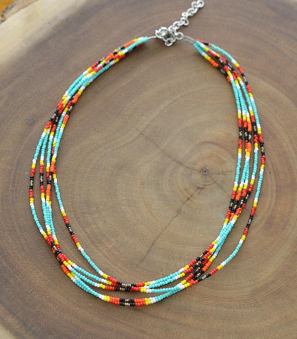 New Arrival :: Wholesale Tipi Handmade Seed Bead Necklace