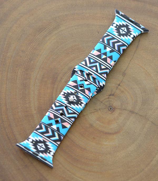New Arrival :: Wholesale Western Aztec Print Apple Watch Band