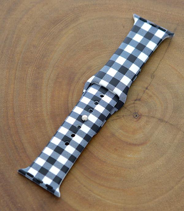 <font color=black>SALE ITEMS</font> :: MISCELLANEOUS :: Wholesale Buffalo Plaid Silicone Watch Band