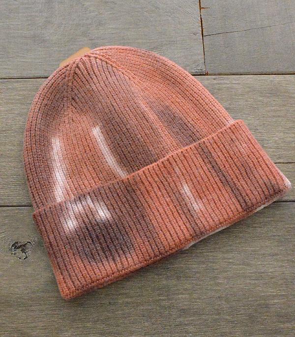 HATS I HAIR ACC :: BEANIES I HEADWRAP :: Wholesale Tie Dye Knit Beanie