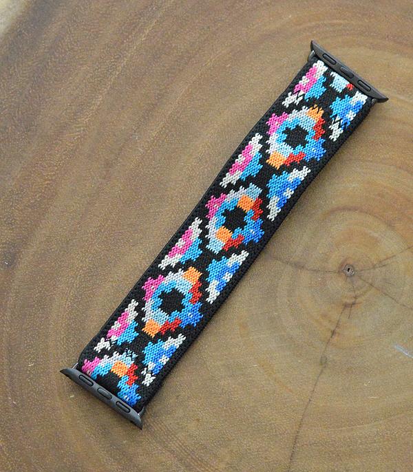 New Arrival :: Wholesale Aztec Fabric Stretch Watch Band