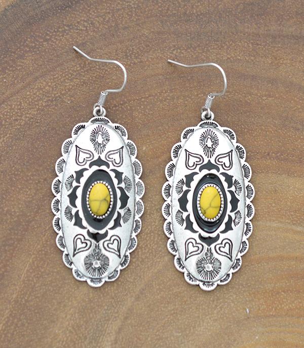 <font color=black>SALE ITEMS</font> :: JEWELRY :: Earrings :: Wholesale Western Aztec Concho Earrings
