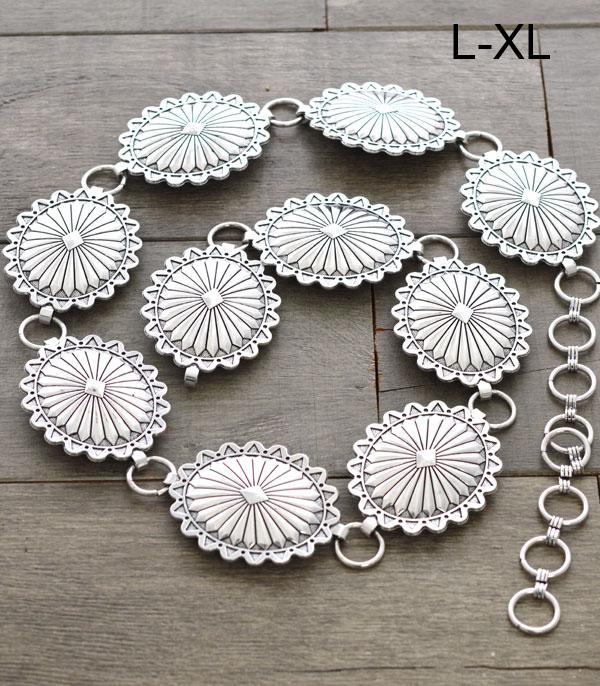 WHAT'S NEW :: Wholesale Western Silver Concho Belt