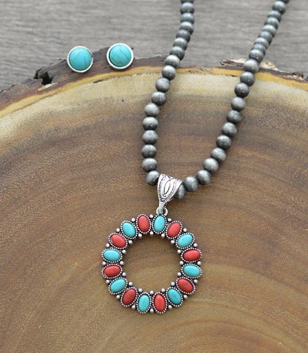 New Arrival :: Wholesale Tipi Western Turquoise Navajo Necklace
