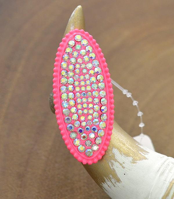 RINGS :: Wholesale Rhinestone Bling Stretch Ring