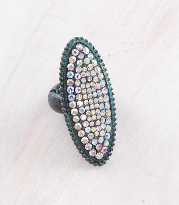 RINGS :: Wholesale Rhinestone Bling Stretch Ring