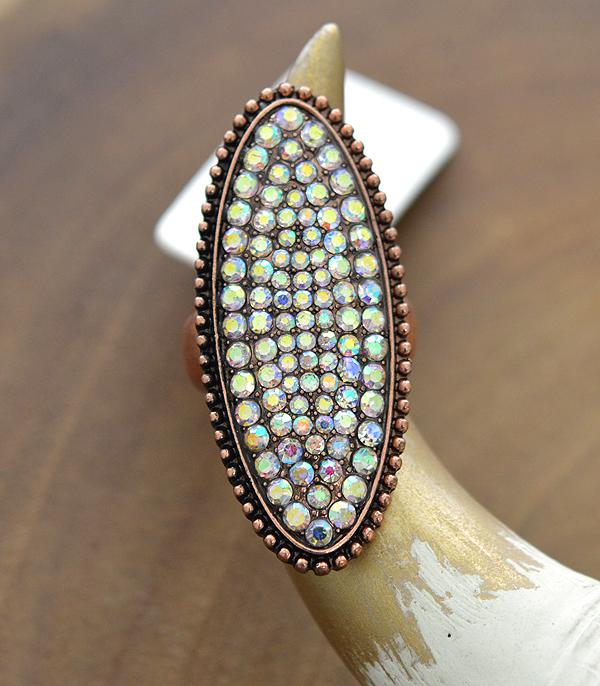 RINGS :: Wholesale Rhinestone Bling Stretch Ring