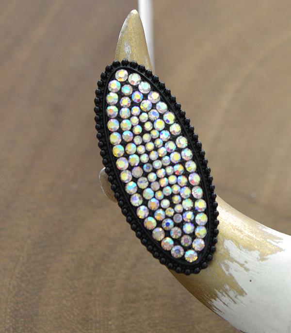 RINGS :: Wholesale Rhinestone Bling Stretch Ring