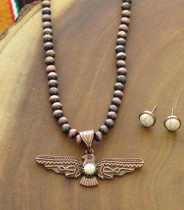 New Arrival :: Wholesale Tipi Western Thunderbird Necklace Set