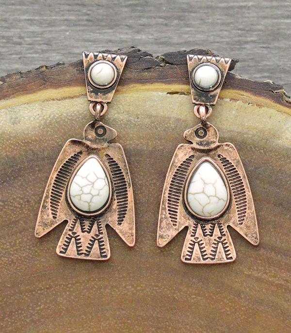 EARRINGS :: WESTERN POST EARRINGS :: Wholesale Tipi Western Thunderbird Earrings