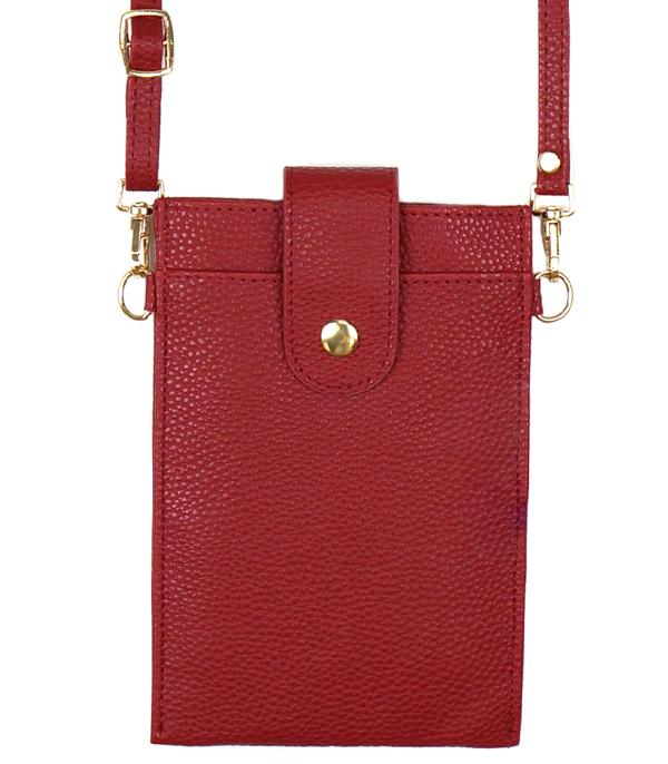 New Arrival :: Wholesale Faux Leather Wallet Phone Crossbody Bag