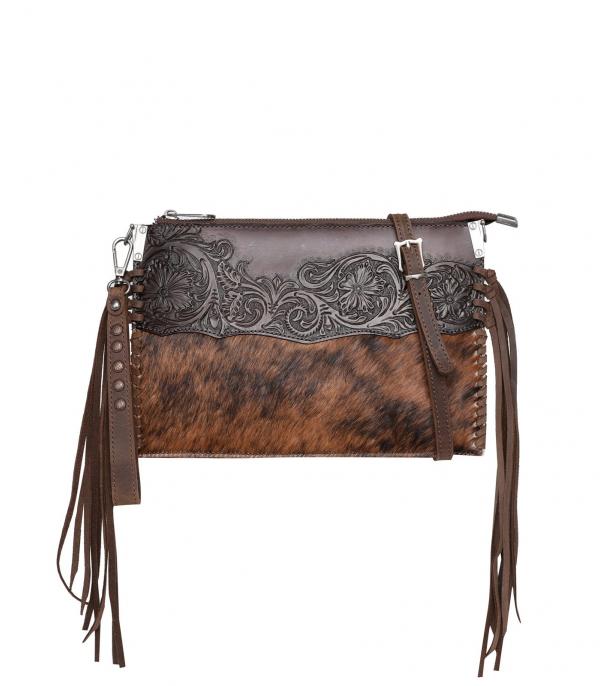 New Arrival :: Wholesale Montana West Leather Cowhide Crossbody 