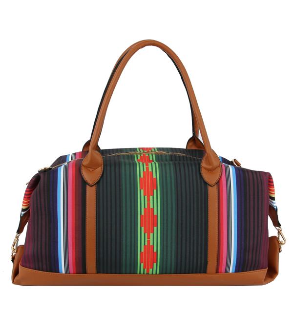 New Arrival :: Wholesale Western Serape Aztec Print Duffel Bag