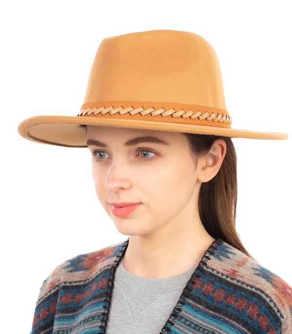 New Arrival :: Wholesale Felt Woven Brim Hat