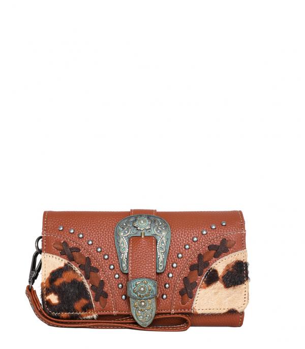 <font color=black>SALE ITEMS</font> :: HANDBAGS | TRAVEL :: Wholesale Trinity Ranch Buckle Collection Wallet