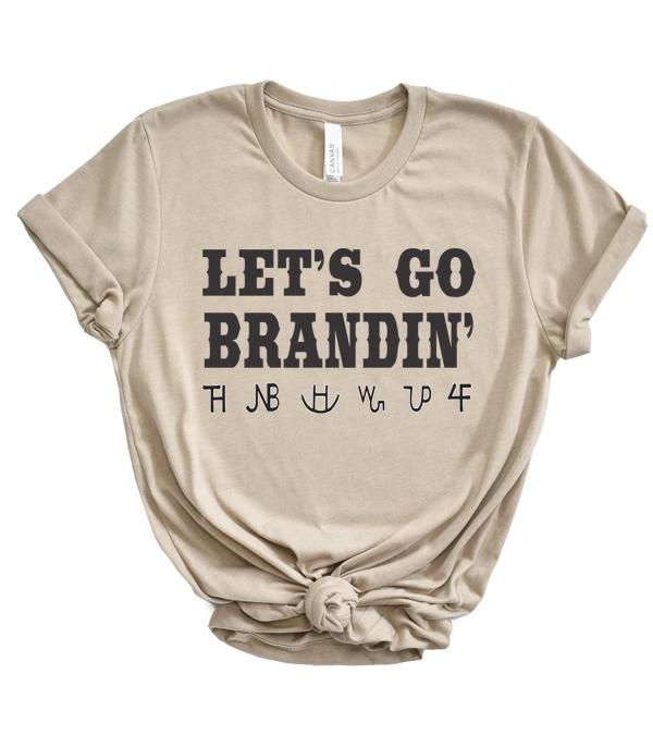 GRAPHIC TEES :: GRAPHIC TEES :: Wholesale Western Lets Go Brandin Tshirt