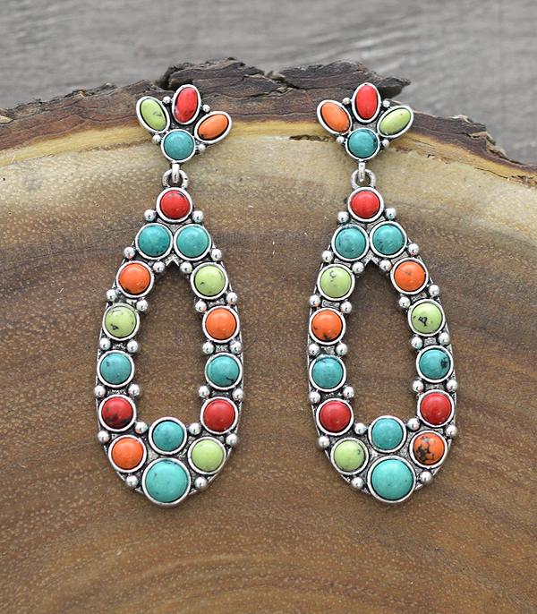 WHAT'S NEW :: Wholesale Western Turquoise Semi Stone Earrings