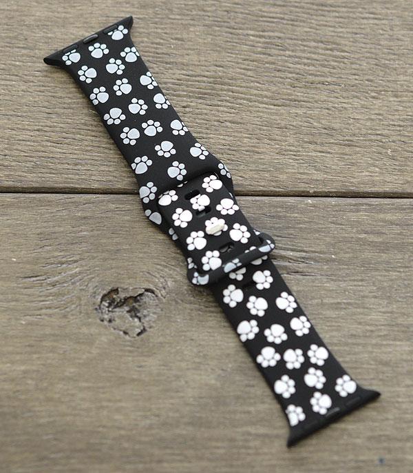 New Arrival :: Wholesale Paw Print Silicone Watch Band