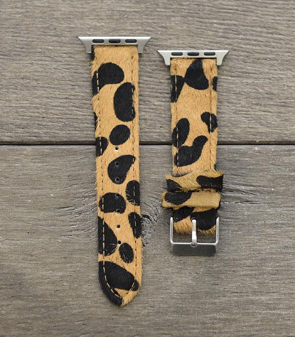 New Arrival :: Wholesale Genuine Leather Leopard Watch Band
