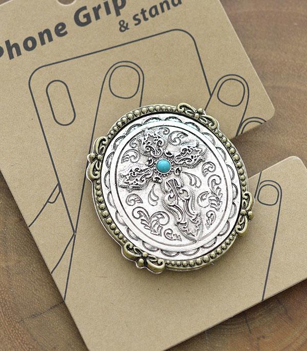 PHONE ACCESSORIES :: Wholesale Western Cross Concho Phone Grip