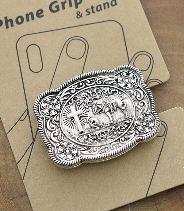 New Arrival :: Wholesale Western Cowboy Concho Phone Grip 