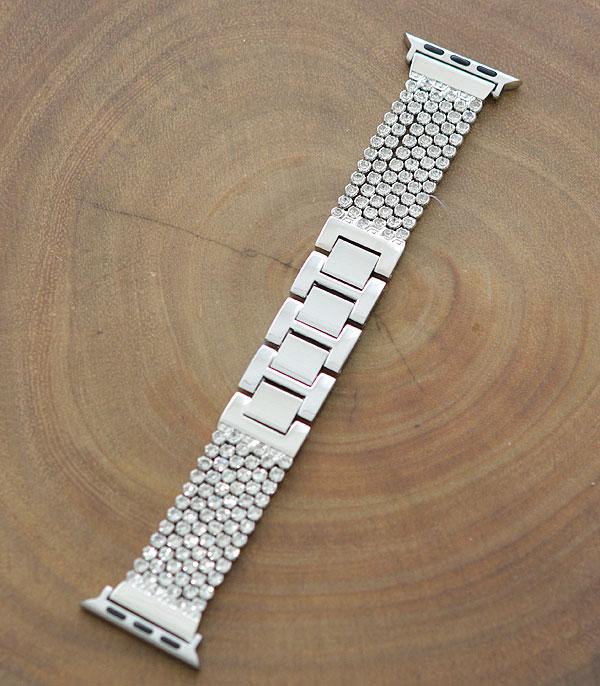 New Arrival :: Wholesale Rhinestone Bling Metal Apple Watch Band