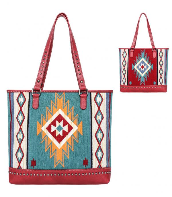 New Arrival :: Wholesale Montana West Aztec Tapestry Tote