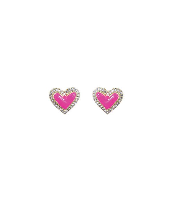 WHAT'S NEW :: Wholesale Dainty Heart Stud Earrings