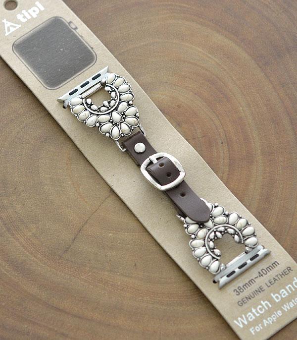 New Arrival :: Wholesale Tipi Western Squash Blossom Watch Band