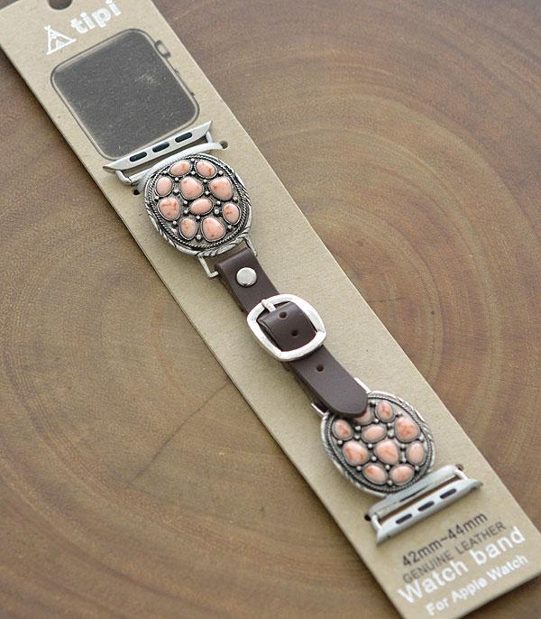 <font color=black>SALE ITEMS</font> :: MISCELLANEOUS :: Wholesale Tipi Western Semi Stone Apple Watch Band