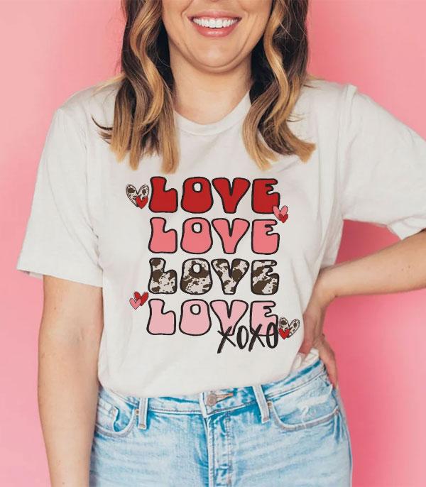 GRAPHIC TEES :: TSHIRTS :: Wholesale Love Valentines Day Tshirt