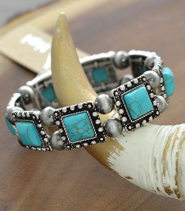 New Arrival :: Wholesale Tipi Semi Stone Navajo Bracelet