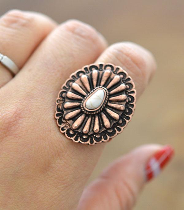 RINGS :: Wholesale Tipi Concho Cuff Style Ring