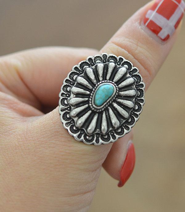 New Arrival :: Wholesale Tipi Concho Cuff Style Ring