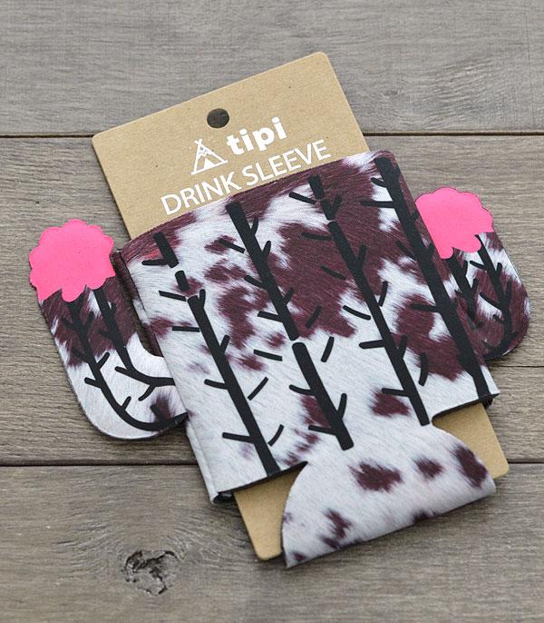 <font color=black>SALE ITEMS</font> :: MISCELLANEOUS :: Wholesale Tipi Western Print Cactus Drink Sleeve