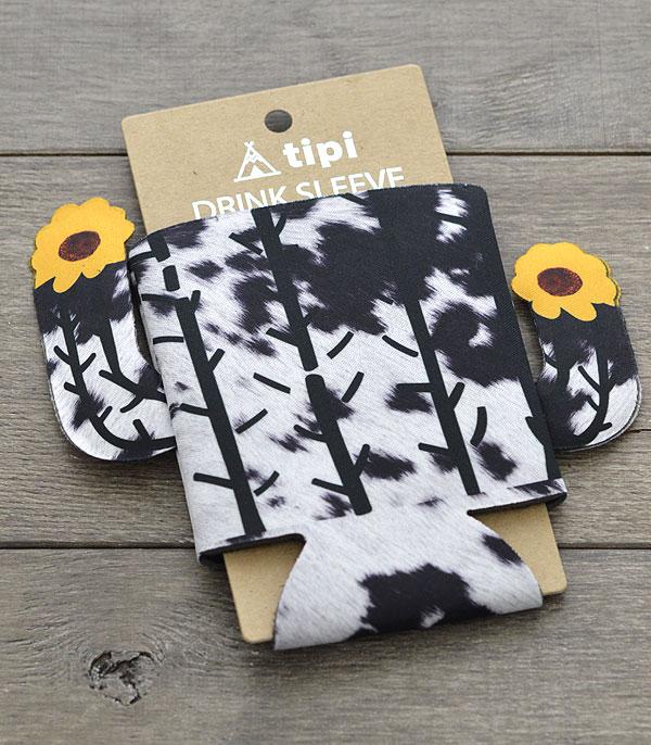 <font color=black>SALE ITEMS</font> :: MISCELLANEOUS :: Wholesale Tipi Western Print Cactus Drink Sleeve