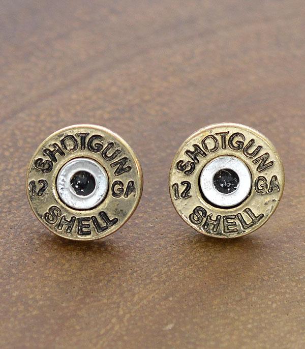New Arrival :: Wholesale Shotgun Bullet Shell Stud Earrings