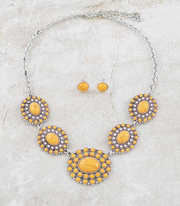 <font color=black>SALE ITEMS</font> :: JEWELRY :: Necklaces :: Wholesale Tipi Turquoise Semi Stone Necklace
