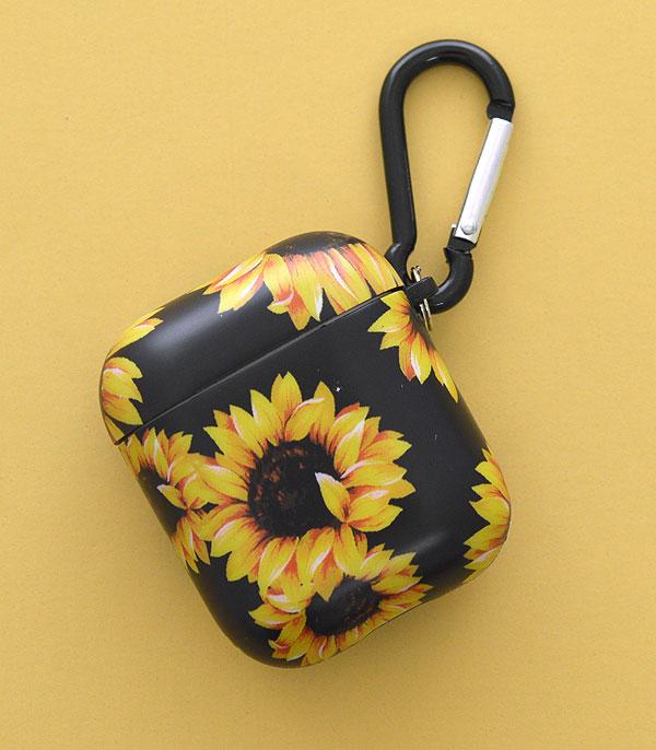 New Arrival :: Wholesale Sunflower Print Airpod Case