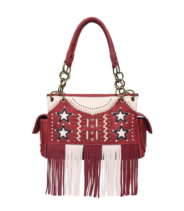 <font color=RED>RED,WHITE, AND BLUE</font> :: Wholesale Montana West US Star Concealed Carry