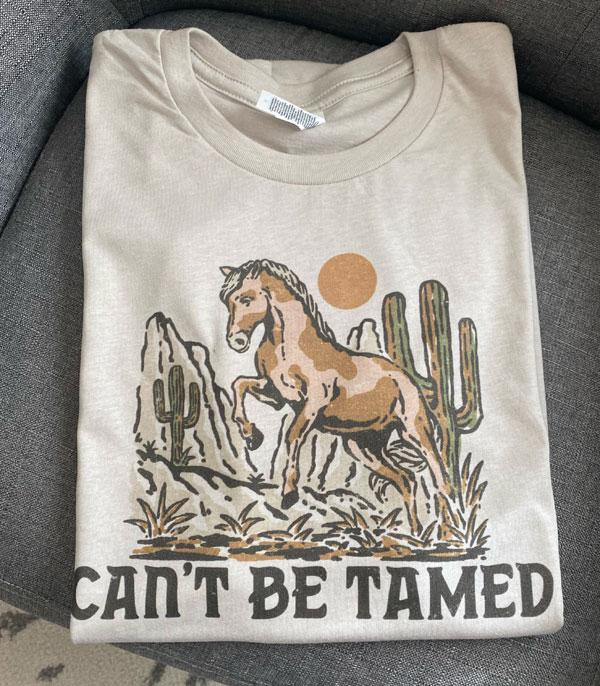 New Arrival :: Wholesale Western Horse Graphic Tshirt